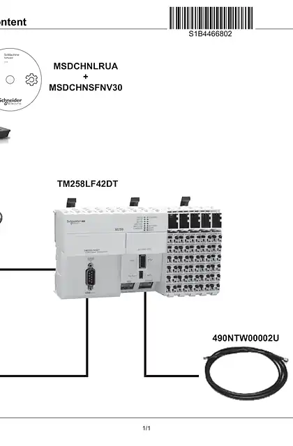 schneider施耐德TM258PAK02 Starter Pack Content